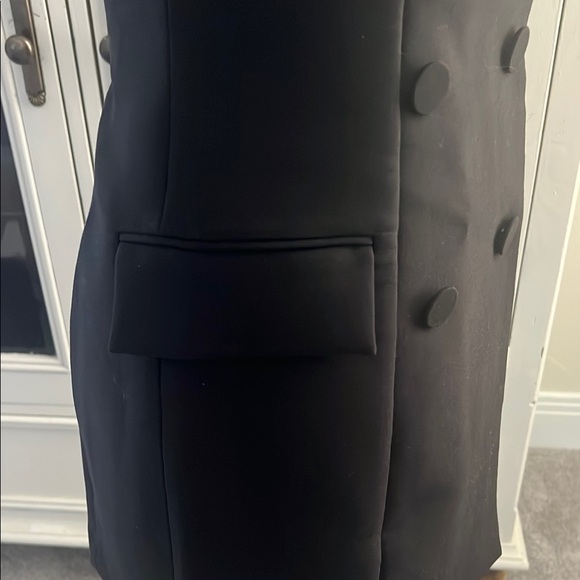 H&M Black Strapless Tuxedo Dress - XS - Picture 5 of 6